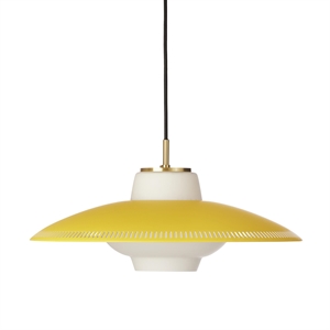 Suspension Abat- Shade Opale Nordique Chaleureuse Jaune Suspension