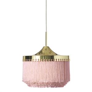 Warm Nordic Fringe Suspension Ø30 Rose Pâle