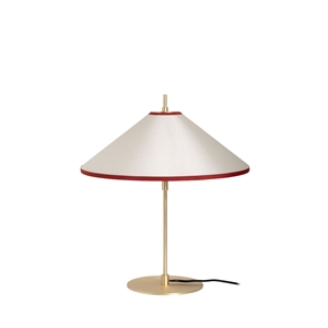 Edgeform Tafta Lampe de Table Rouge/Off-White