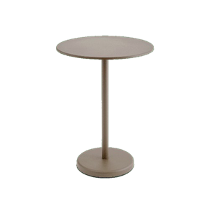Table de Jardin Muuto Linear Steel Café 70x95 Taupe