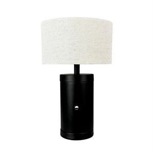 Lampe à Poser LED Dyberg Larsen Mellow Noir/ Nature