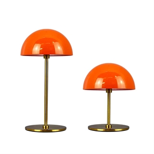 Lampe à poser LED Dyberg Larsen ALONG Mini (lot de 2) , Orange/ Laiton