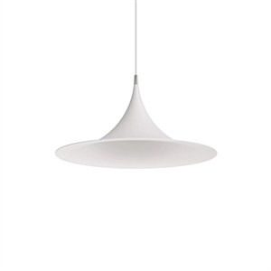 Suspension Linea Light Morgana Ø47 Nickel/ Blanc