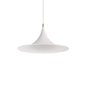 Suspension Linea Light Morgana Ø47 Blanc/ Or Brossé