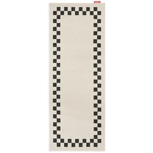 Tapis Fatboy Carpretty Catwalk Check 80x200 cm Anthracite/ Crème