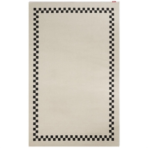 Tapis Fatboy Carpetty Grand Check 200x300 cm Anthracite/ Crème