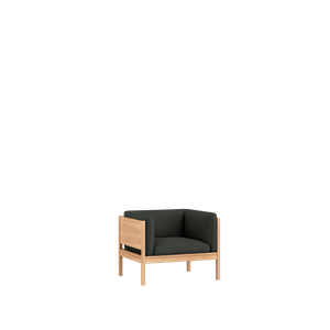 Fauteuil modulaire Moebe Chêne/Re-laine 198