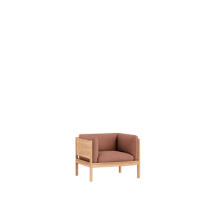 Fauteuil modulaire Moebe Chêne/Re-Laine 648