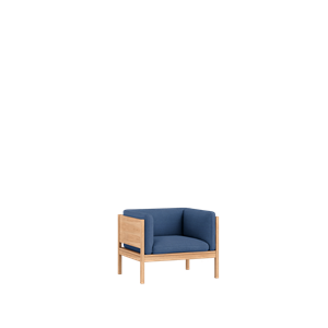 Fauteuil modulaire Moebe Chêne/Re-laine 767