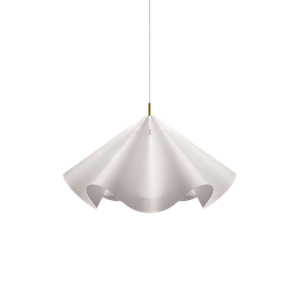 Suspension Moebe Sinuate Grand Blanc/ Laiton