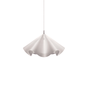 Suspension Moebe Sinuate Moyen Blanc/acier Inoxydable