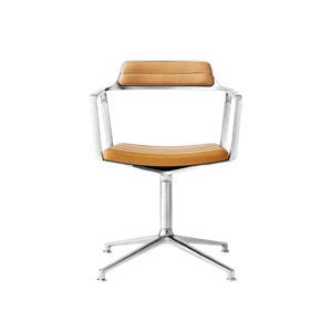 Chaise Pivotante Vipp 452 Camel/Cuir