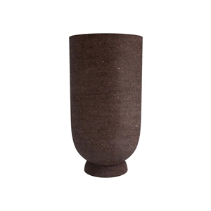 Pot de Fleurs/vase AYTM TERRA H75xØ40 Brun Java