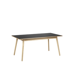 FDB Møbler C35B Table à Manger 160 cm Chêne Laqué Noir