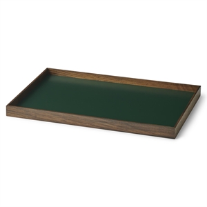 Plateau Gejst Frame Medium Chêne Fumé/ Vert