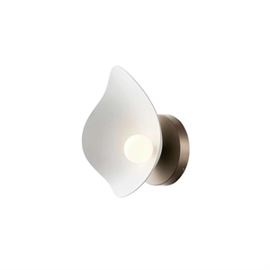 Applique Nuura Florii 1 Bronze Applique murale/Blanc