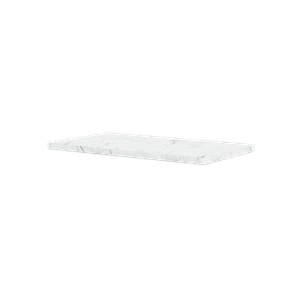 Montana Panton Wire Plaque Supérieure Marbre Blanc 34,8 cm x 18,8 cm