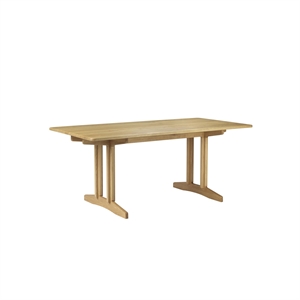 FDB Furniture C64 Shaker Table à Manger 180 cm Chêne Huilé