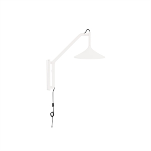 Applique murale FDB Furniture U18 Hasle, couleur blanc huître