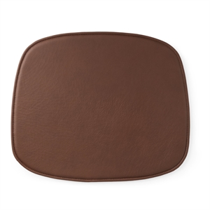 Normann Copenhagen Form Coussin de Siège en Cuir Brandy