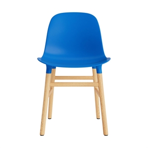 Normann Copenhagen Form Chaise de Salle à Manger Bleu/ Chêne