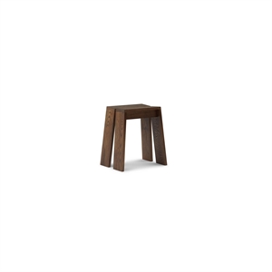 Normann Copenhagen Tabouret Clair Chêne Frêne Laqué Brun