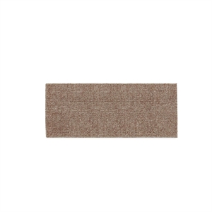 Tapis Flick 80x200 de Normann Copenhagen Blanc cassé/ Brun