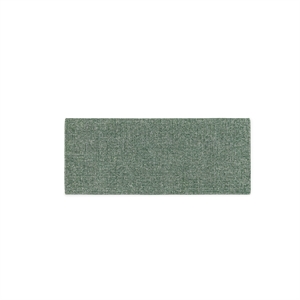 Tapis Flick 80x200 de Normann Copenhagen Blanc cassé/ Vert foncé