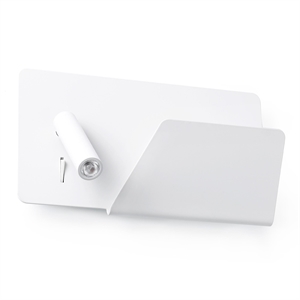 Faro SUAU Applique Murale Avec USB Droite Blanc Mat