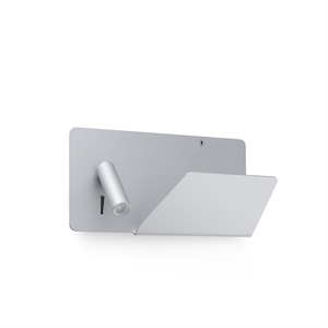 Faro SUAU Applique Murale Avec USB Droite Gris