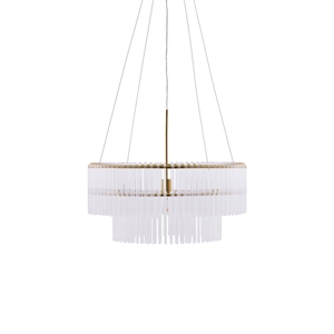 Suspension Globen Lighting Suspension 60 Cm, Transparent/ Laiton