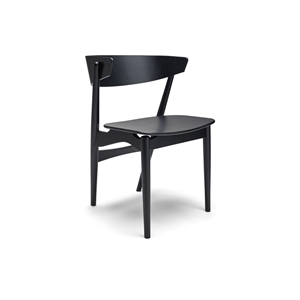 Chaise de Salle à Manger Sibast Furniture N° 7 en Hêtre Noir