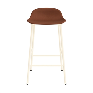 Normann Copenhagen Form Tabouret de Bar 65 cm Rembourré Groupe 7 Crème/ Acier