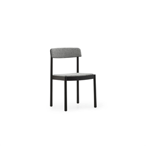 Normann Copenhagen Timb Chaise de Salle à Manger Noir/ Hallingdal 166