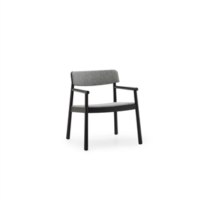 Normann Copenhagen Timb Fauteuil Rembourré Noir/Hallingdal 166