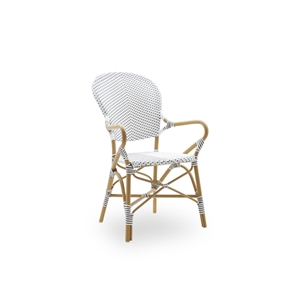 Sika-Design Isabell Chaise de Café D'extérieur avec Accoudoirs Amande