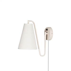 Globen Lighting Lou Applique murale Bouclé Blanc/ Beige