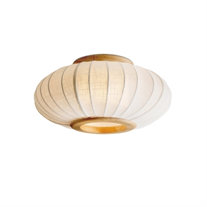 Applique/ Plafonnier Ballon Halo Design Ø40 Blanc Lin