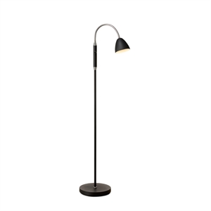 Lampadaire Halo Design Room 1 Bras Chrome Noir