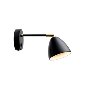 Applique Murale Halo Design Room en Laiton Noir
