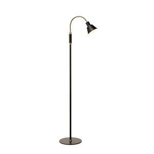 Lampadaire Halo Design Space à 1 Bras LED Noir Antique