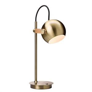 Lampe à Poser Portable Halo Design DC en Laiton Antique