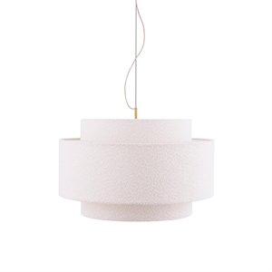 Globen Lighting Noah Suspension 70 Bouclé Blanc