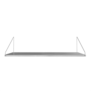 Étagère Frama pour Bibliothèque + Étagère Simple 27x80 en Acier Inoxydable