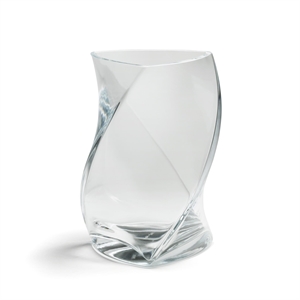 Piet Hein Twister Vase 24 cm Transparent