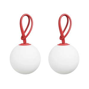 Fatboy Bolleke Lampe Portative 2-Pack Rouge