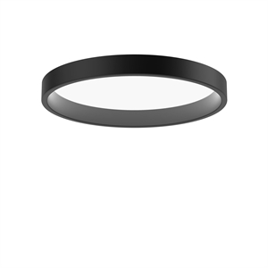 Plafonnier semi-encastré Louis Poulsen LP Circle Ø45 3000 K avec interrupteur Dali/ Interrupteur Noir