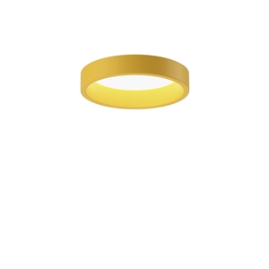 Plafonnier semi-encastré Louis Poulsen LP Circle Ø26 3000 K avec Interrupteur Dali - Jaune tamisé