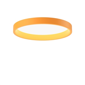 Plafonnier semi-encastré Louis Poulsen LP Circle Ø45 3000 K avec Interrupteur Dali - Jaune tamisé