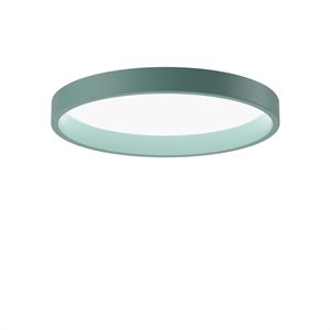 Plafonnier semi-encastré Louis Poulsen LP Circle Ø45 3000 K avec Interrupteur Dali - Dim Pale Petroleum